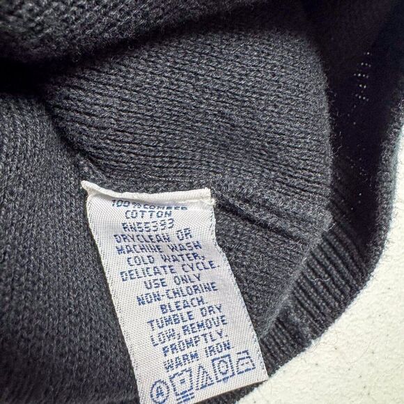 App State Mountaineers Sweater Vest Mens Medium Black Golf Golfer Appalachian NC - Picture 7 of 10